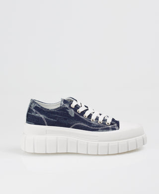 KRISP Chunky Flatform Denim Trainers (11006)