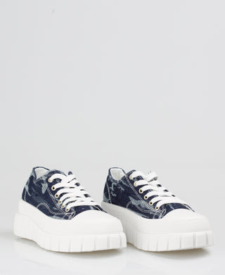 KRISP Chunky Flatform Denim Trainers (11006)