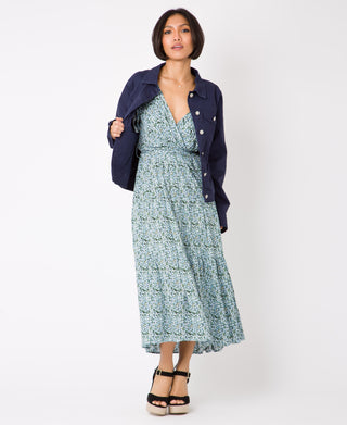 KRISP Button Front Classic Denim Jacket (10993)