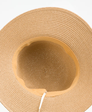 KRISP Classic Fedora Sun Hat w/ Ribbon