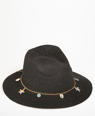 KRISP Classic Plain Straw Fedora Sun Hat