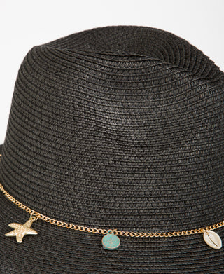 KRISP Classic Plain Straw Fedora Sun Hat