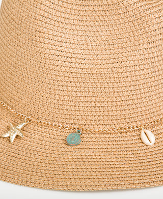 KRISP Classic Plain Straw Fedora Sun Hat