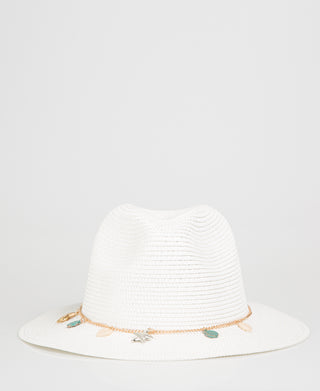 KRISP Classic Plain Straw Fedora Sun Hat