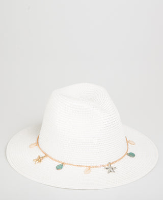 KRISP Classic Plain Straw Fedora Sun Hat