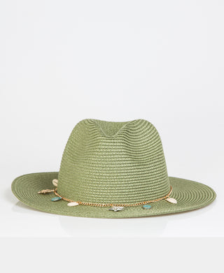 KRISP Classic Plain Straw Fedora Sun Hat