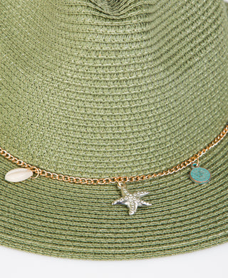 KRISP Classic Plain Straw Fedora Sun Hat