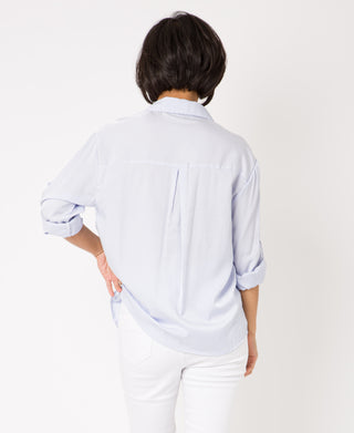 KRISP Turn Up Sleeve Button Down Basic Shirt (11096)