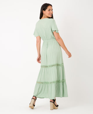 KRISP Crochet Detail Summer Maxi Dress (111209)