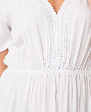 KRISP Crochet Detail Summer Maxi Dress (111209)