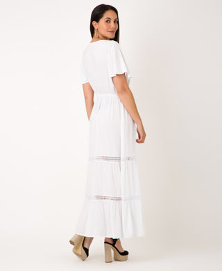 KRISP Crochet Detail Summer Maxi Dress (111209)