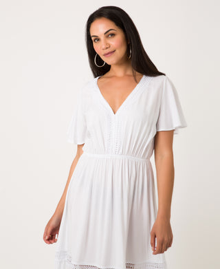 KRISP Crochet Detail Summer Maxi Dress (111209)