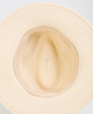 KRISP Ethnic Feather Embellished Fedora Sun Hat (11126)