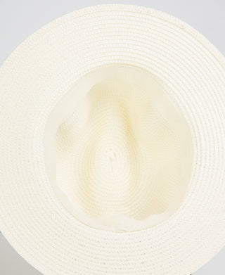 KRISP Ethnic Feather Embellished Fedora Sun Hat (11126)