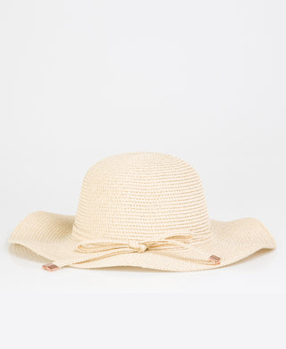 KRISP Straw Bow Plain Sun Hat