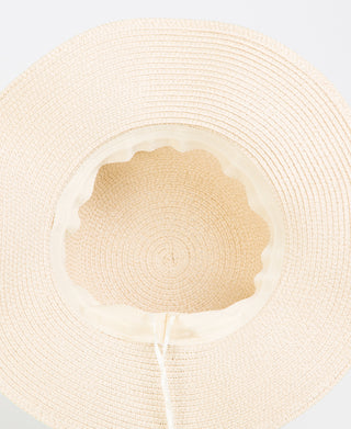 KRISP Straw Bow Plain Sun Hat