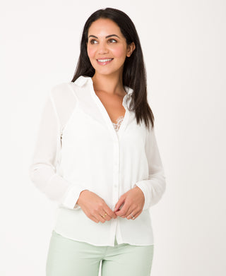 KRISP Women Button Through Plain Blouse (11140)