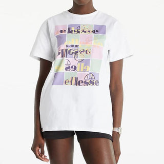 ELLESSE Square Print Oversized T Shirt (11150)