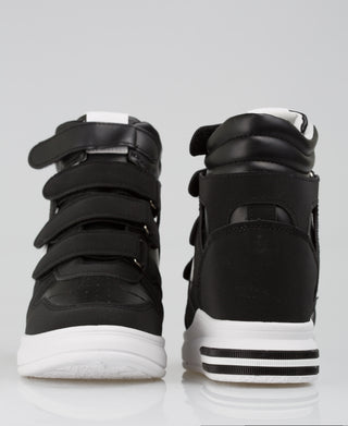 KRISP Colour Block High Top Velcro Fashion Trainers (15953)