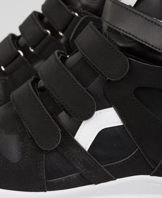 KRISP Colour Block High Top Velcro Fashion Trainers (15953)