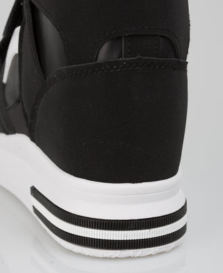KRISP Colour Block High Top Velcro Fashion Trainers (15953)