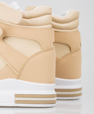 KRISP Colour Block High Top Velcro Fashion Trainers (15953)