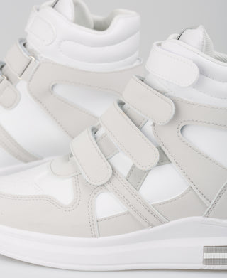 KRISP Colour Block High Top Velcro Fashion Trainers (15953)