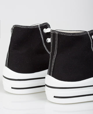 KRISP Platform Canvas High Top Trainers (16294)