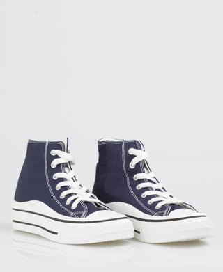 KRISP Platform Canvas High Top Trainers (16294)