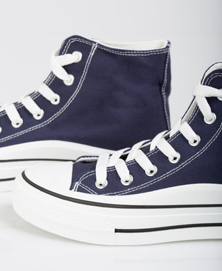 KRISP Platform Canvas High Top Trainers (16294)