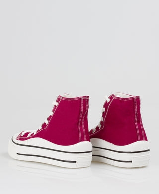 KRISP Platform Canvas High Top Trainers (16294)