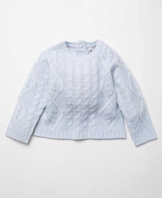 BONJOUR BEBE Baby Gift Box - Cable Knit Jumper Trousers Mitts Hat (W24209)