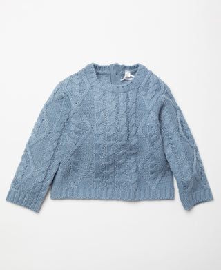 BONJOUR BEBE Baby Gift Box - Cable Knit Jumper Trousers Mitts Hat (W24209)