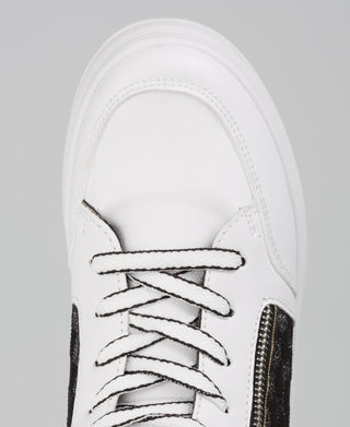 KRISP Colour Block High Top Lurex Fashion Trainers (2964)