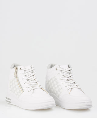 KRISP Colour Block High Top Lurex Fashion Trainers (2964)