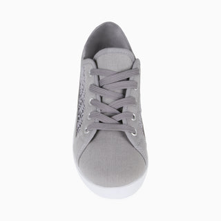 KRISP Crochet Panelled Plimsoll Trainers (3297)