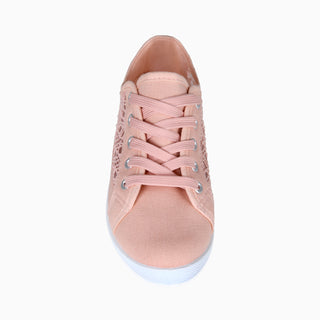 KRISP Crochet Panelled Plimsoll Trainers (3297)