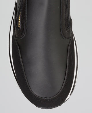 KRISP Zip Detail Platform Slip On Trainers (5308)