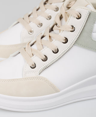 KRISP Colour Block High Top Fashion Trainers (5612)