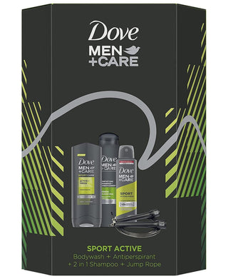 Dove Men+Care Sports Active Skipping 3 Piece Set with Gift Bag (99992893)