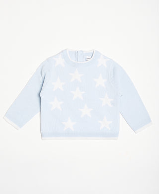 BONJOUR BEBE Baby Piece Gift Box - Star Jumper Trousers Mitts Hat (W21828)