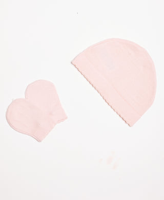 BONJOUR BEBE Baby Gift Box - Bow Jumper Trousers Mitts Hat (W21995)