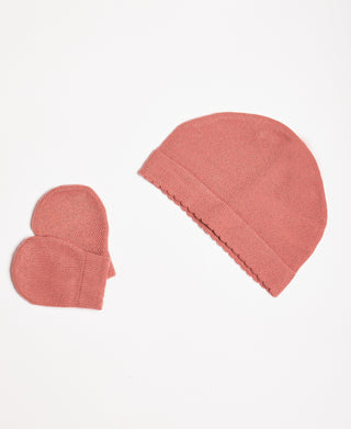 BONJOUR BEBE Baby Gift Box - Bow Jumper Trousers Mitts Hat (W21995)