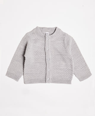 BONJOUR BEBE Baby Gift Box - Honeycomb Knit Jumper Trousers Mitts Hat (W22001)