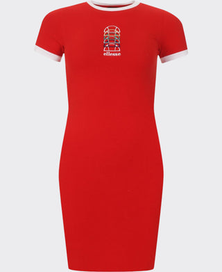 ELLESSE Womens Short Sleeve Ninetta T Shirt Dress (11147)