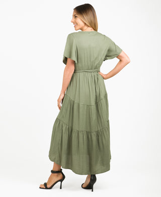 KRISP Plain Tiered Wrap Front Summer (10992)
