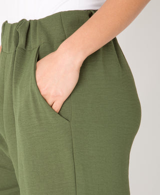 KRISP Wide Leg Pull On Summer Trousers (11029)