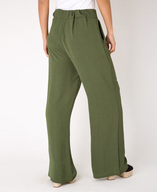 KRISP Wide Leg Pull On Summer Trousers (11029)