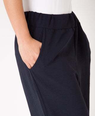 KRISP Wide Leg Pull On Summer Trousers (11029)