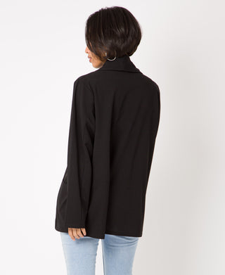 KRISP Shawl Collar 2 Pocket Open Blazer (11072)